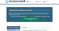 Desktop Screenshot of devis-assurance-bateau.fr